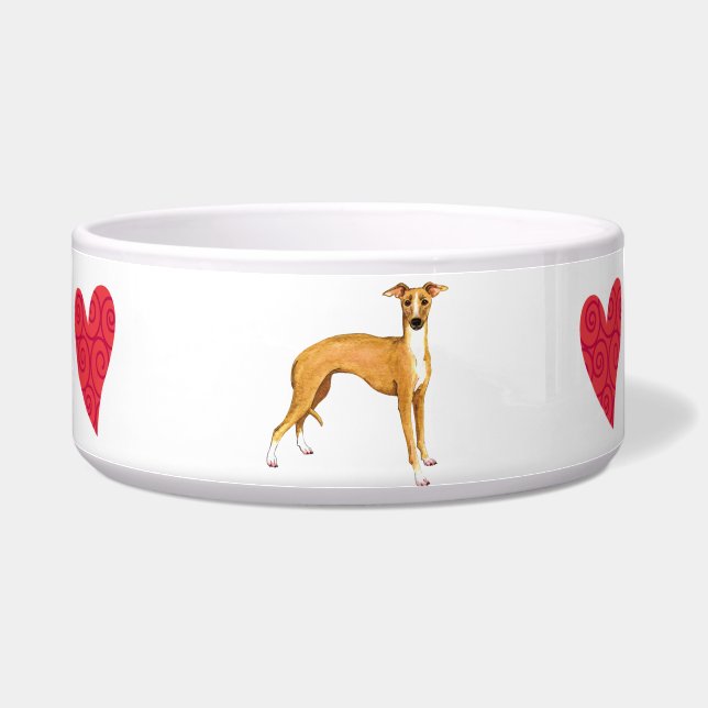 Comedero Amo mi Greyhound italiano (Derecha)