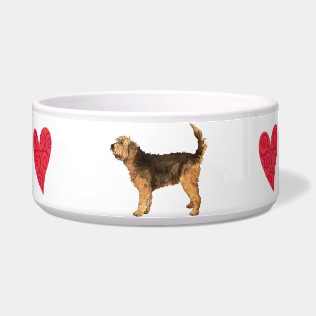 Comedero Amo mi Otterhound (Derecha)