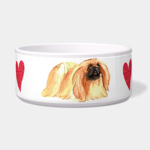 Comedero Amo mi Pekingese
