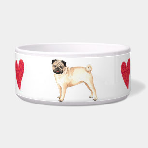 Comedero Amo mi Pug