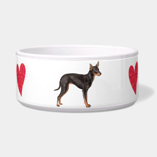 Comedero Amo mi Toy Manchester Terrier