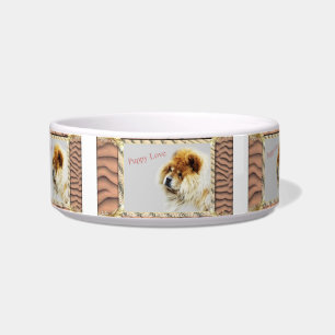 Comedero Amor Cachorro ~ Pequeño Tazón de Mascotas