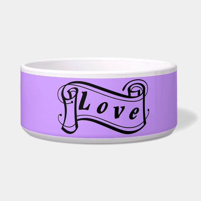 Comedero Amor en lilac (Frente)