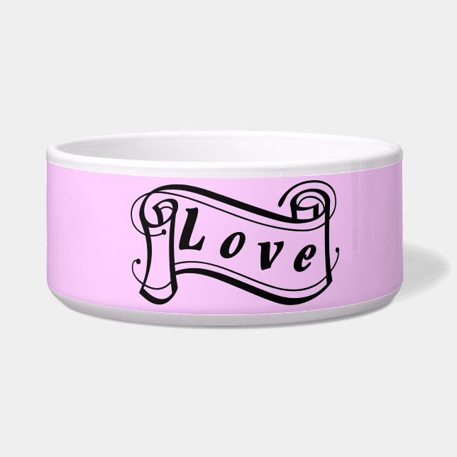 Comedero Amor en rosa (Frente)
