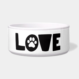 Comedero Amor por las Mascotas Arte para Amantes de Perros