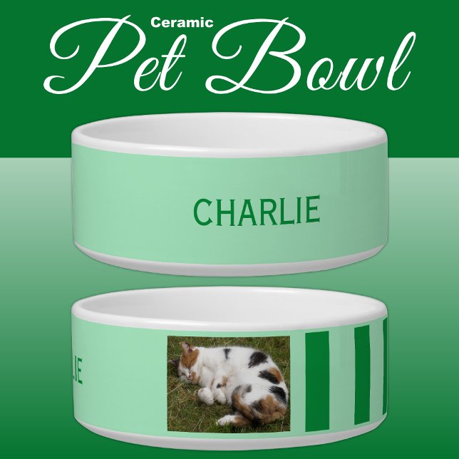 Comedero Añadir foto y nombre a la luz y verde oscuro (Subido por el creador)