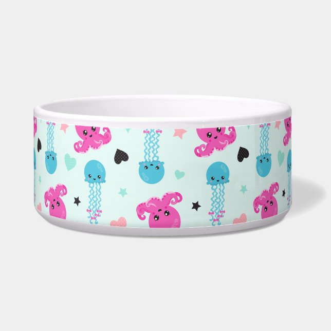 Comedero Animales marinos, vida marina, pulpo, medusas, cor (Frente)