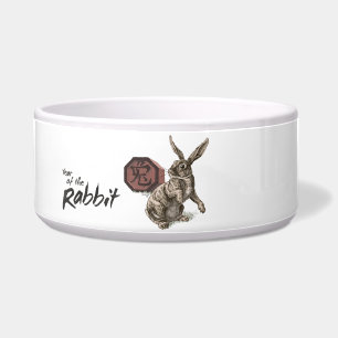 Comedero Año del Conejo Arte Zodiaco Chino