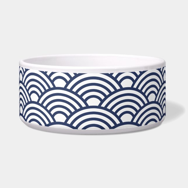 Comedero Antique Japanese Seigaiha Waves (Frente)