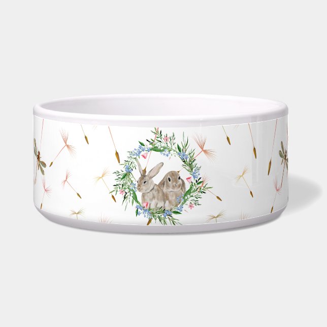 Comedero Aquarelle Bunnies Bowl (Frente)