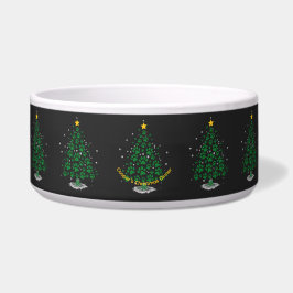 Comedero Árbol de Navidad con Huella de Pata para Amantes d