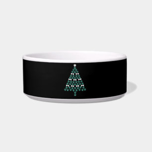 Comedero Árbol de Navidad de Huella de Perro Regalo de Navi