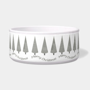 Comedero Árbol de Navidad Houndstooth Alegre