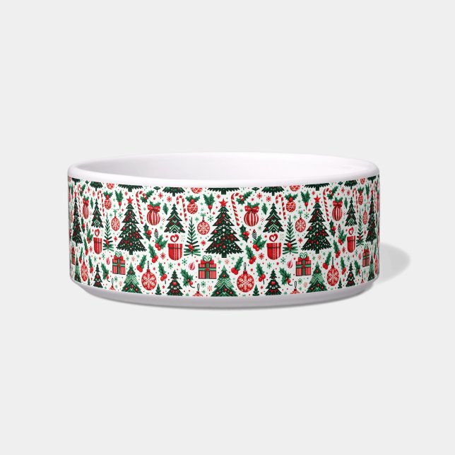 Comedero Árbol de Navidad, regalos, caramelos (Frente)