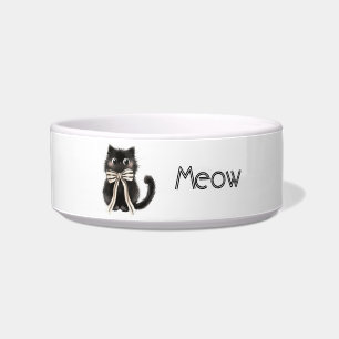 Comedero Arco de Gato Negro Maullar