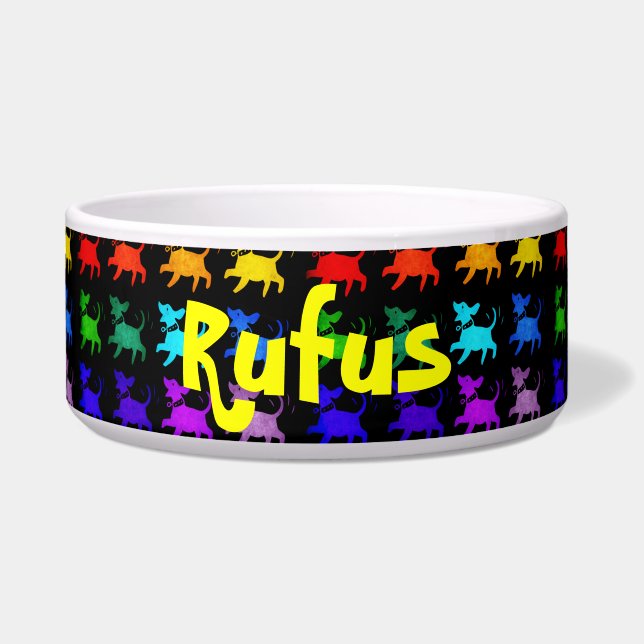 Comedero Arco iris de perros (Frente)