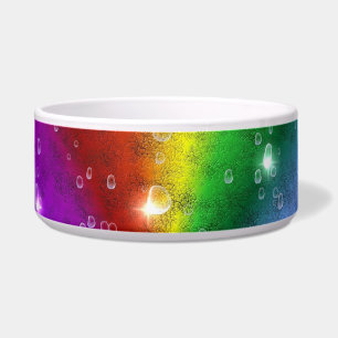 Comedero arco iris en elephantenskin leatheroptik & raindro