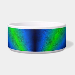 Comedero Arcoiris azul verde en elefhantenskin leatheroptik