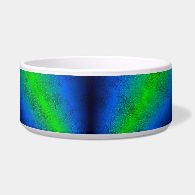 Comedero Arcoiris azul verde en elefhantenskin leatheroptik (Frente)