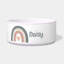 Arcoíris Bohemiano Tazón de Alimentación de Mascot