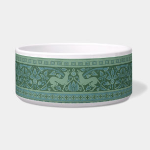 Comedero Art Deco Nouveau Perro Naturaleza Patrón Animal