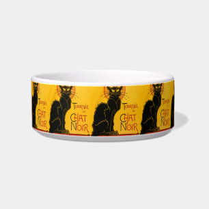 Comedero Art Nouveau Art Nouveau de gato negro vintage Pari