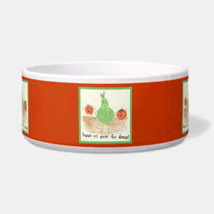 Comedero Arte infantil, rojo