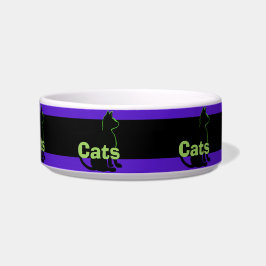 Comedero Arte pop moderno del gatito del gato del mascota