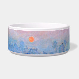 Comedero Atardecer en el Sena Claude Monet