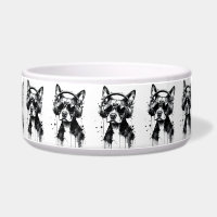 Auriculares Cool Dog Mascotas Lindas Tinta negra y