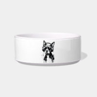 Auriculares Cool Dog Mascotas Lindas Tinta negra y