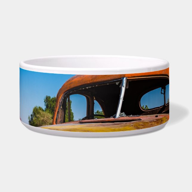 Comedero Auto viejo y abandonado en Solitaire, Namibia (Frente)