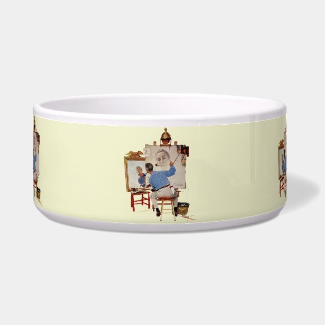 Comedero Autorretrato triple (Frente)