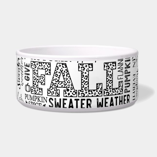 Comedero Autumn Vibes Pet Feeding Bowls (Frente)