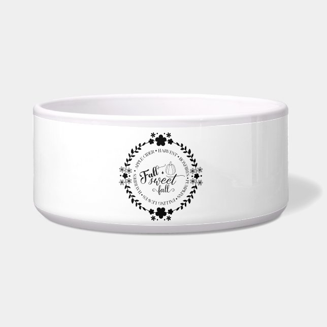 Comedero Autumn Vibes Pet Feeding Bowls (Frente)