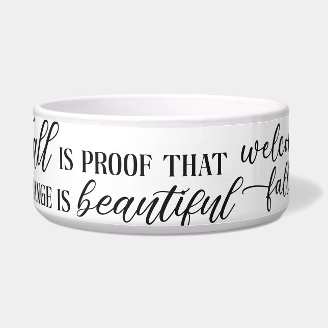 Comedero Autumn Vibes Pet Feeding Bowls (Frente)