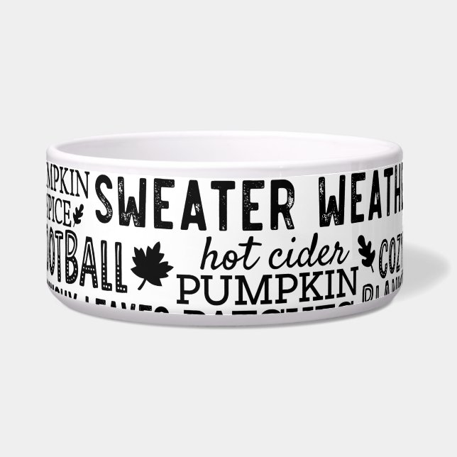 Comedero Autumn Vibes Pet Feeding Bowls (Frente)