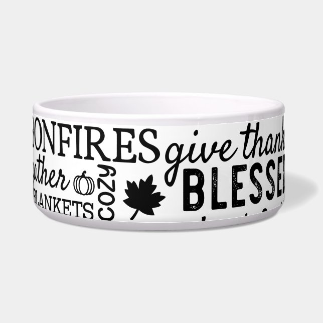 Comedero Autumn Vibes Pet Feeding Bowls (Frente)