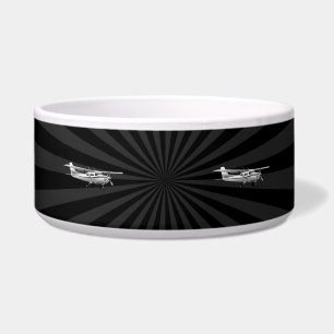 Comedero Avión Cessna Silhouette Flying Sunburst Decour