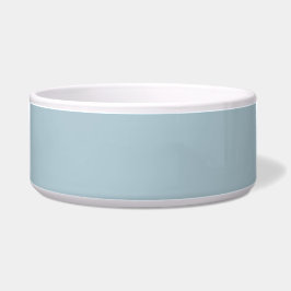 Comedero Azul Pastel Sólido | Clásico | Elegante