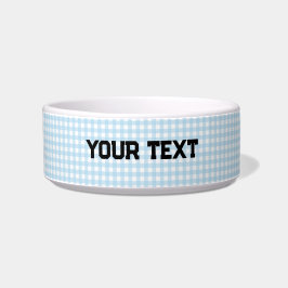 Comedero Azul y blanco