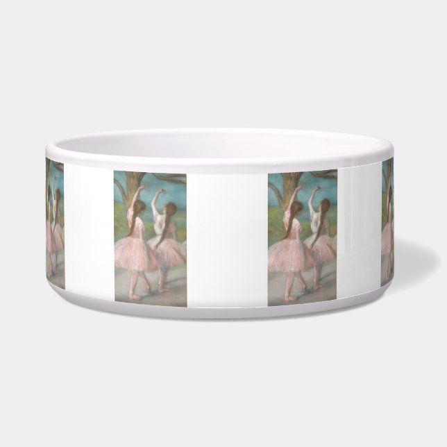 Comedero Bailarinas de rosa Edgar Degas (Frente)