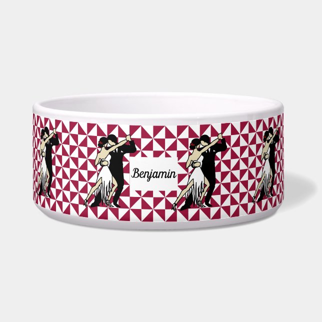 Comedero Bailarinas de tango (Frente)