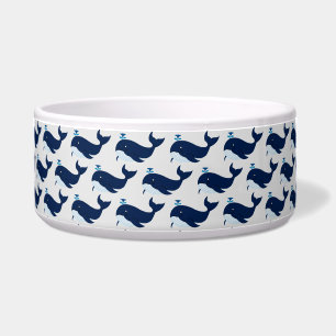 Comedero Ballena azul, perro náutico