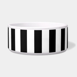 Comedero Bandas en blanco y negro, patrón a rayas, líneas