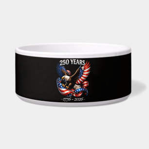 Comedero Bandera Americana del Águila del Aniversario de 25