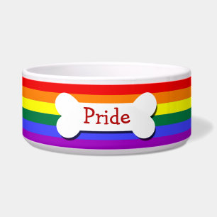 Comedero Bandera arcoiris del orgullo gay personalizada