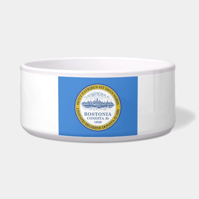 Comedero Bandera de Boston (Massachusetts) (Frente)