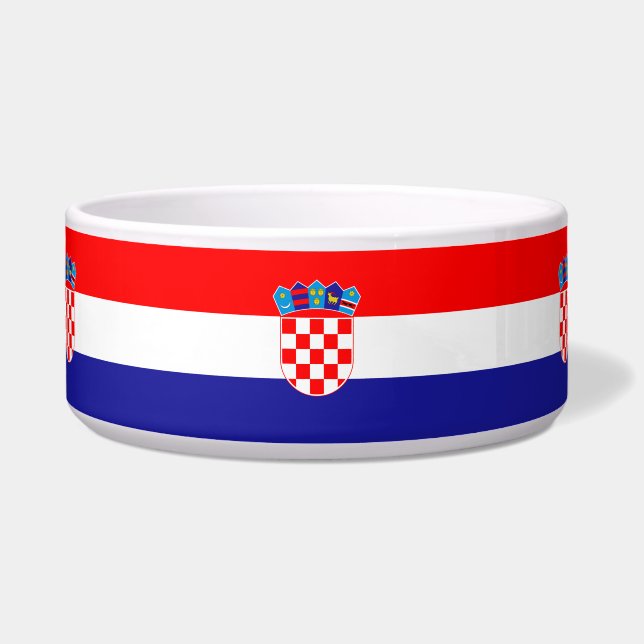 Comedero Bandera de Croacia (Frente)