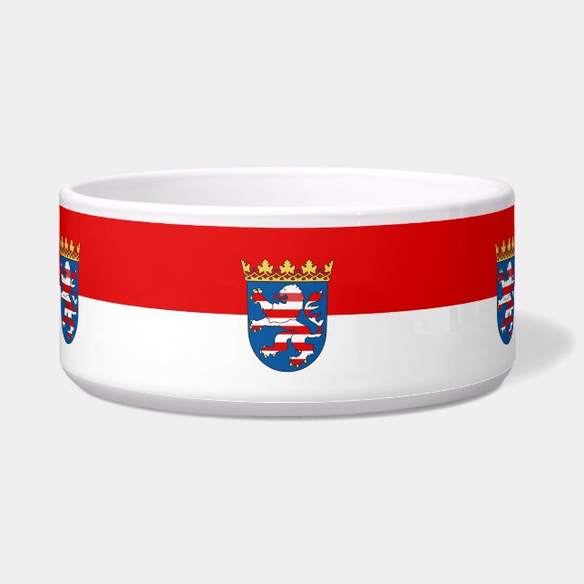 Comedero Bandera de Hesse Bowl (Frente)